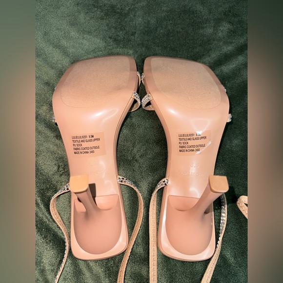 STEVE MADDEN - LULIE RHINESTONES HEELS - SIZE 8.5 - Picture 6 of 6